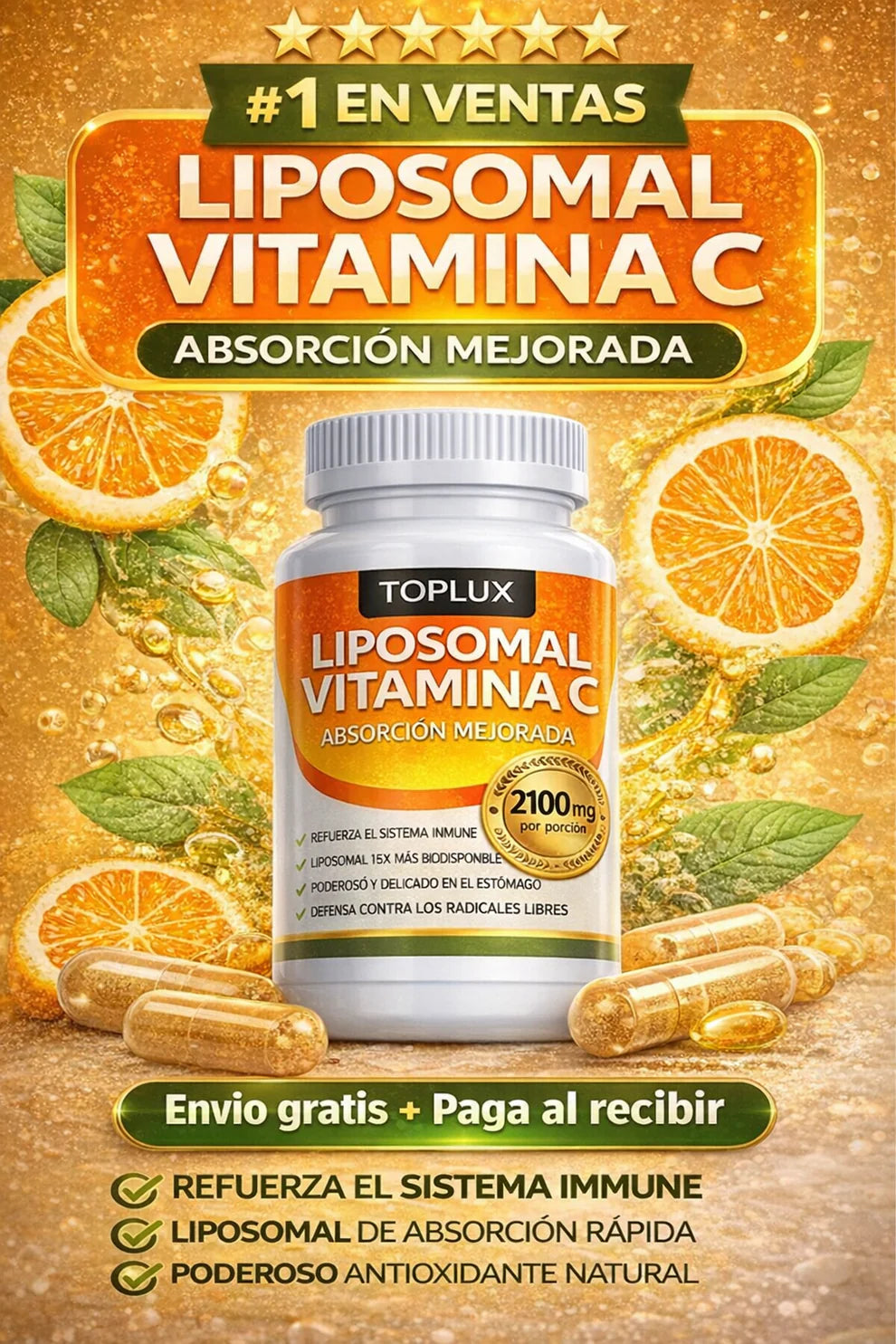 VITAMINA C LIPOSOMAL - Olvídate de los resfríos frecuentes