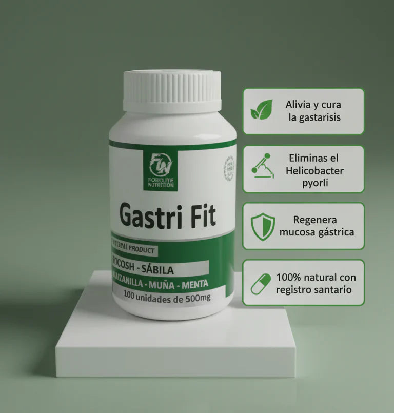 Gastri Fit - cura la gastritis y elimina el Helicobacter pylori