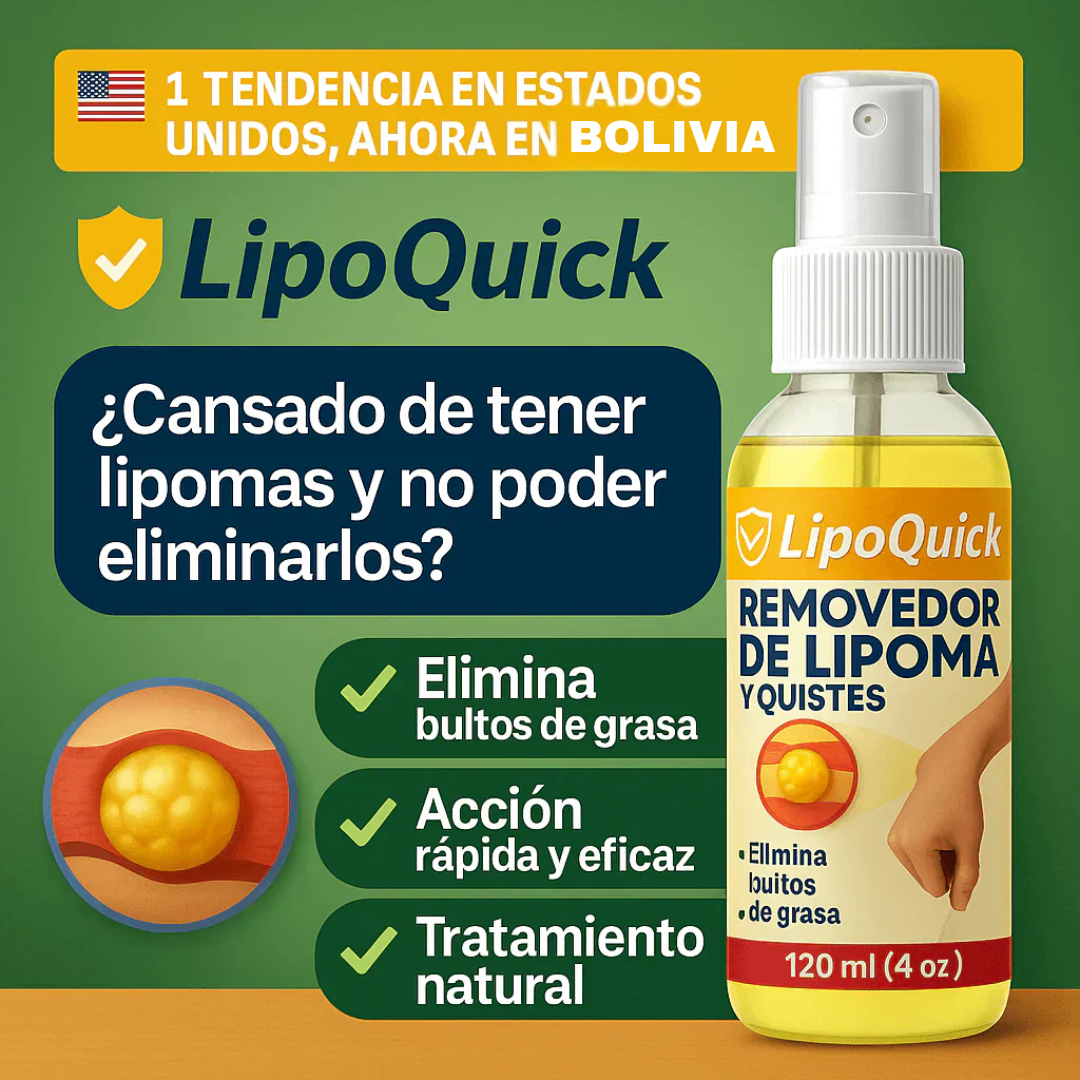 LipoQuick - Spray Removedor quistes lipomas