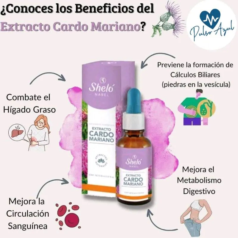 EXTRACTO CARDO MARIANO - CUIDA TU HIGADO DE FORMA NATURAL