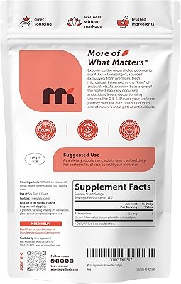 ASTAXANTHIN 12 MG MICROINGREDIENTES VITAMINA C