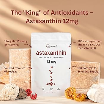 ASTAXANTHIN 12 MG MICROINGREDIENTES VITAMINA C