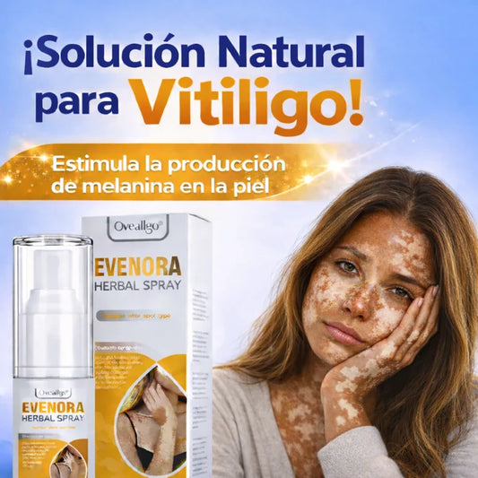 Evenora Herbal Spray–Solución Natural para el Vitíligo