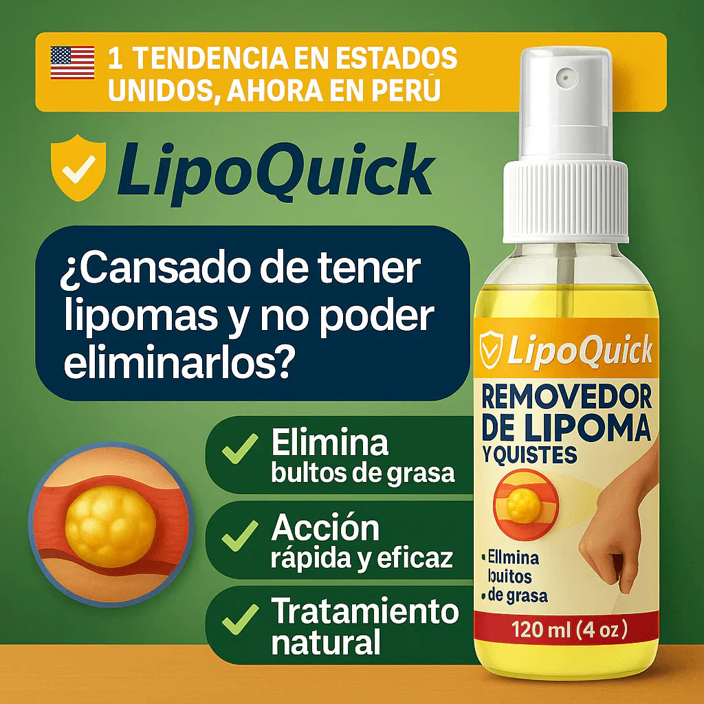 LipoQuick - Spray Removedor quistes lipomas