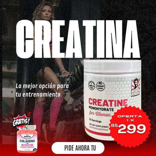 Creatina Monohidratada + gomitas funcionales