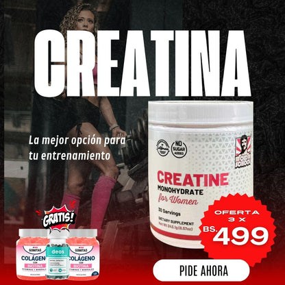 Creatina Monohidratada + gomitas funcionales